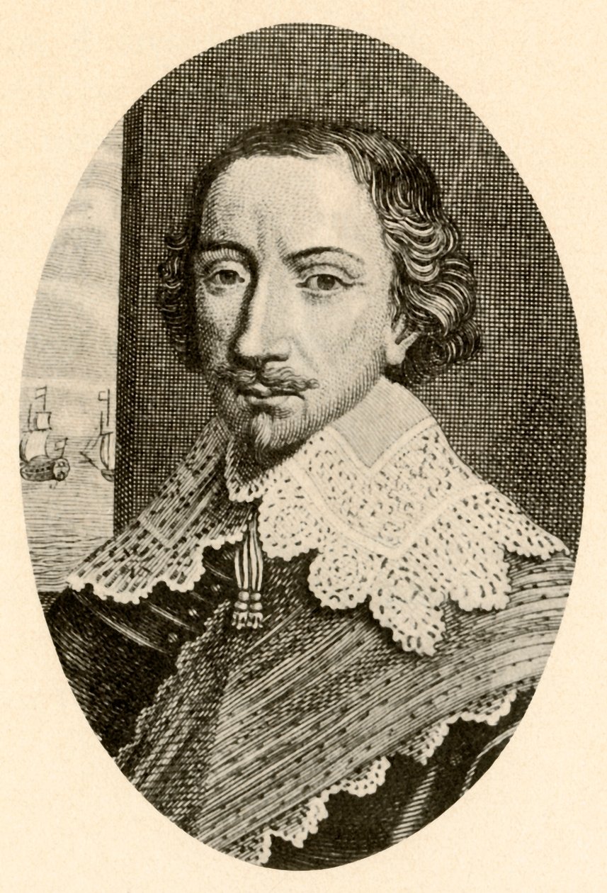 约翰·彭宁顿爵士（Sir John Pennington）的肖像，身穿带有Vandyke领子的英国装甲，c1610-1630，1937年。 作者 不明