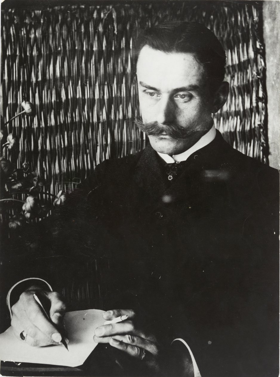 托马斯·曼（Thomas Mann）肖像1875-1955年，约1900年。 作者 不明
