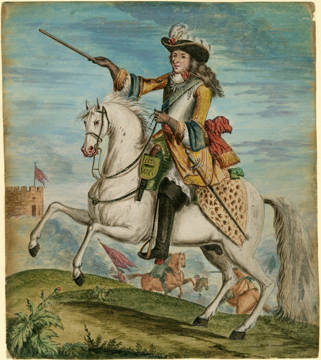 英格兰威廉三世的肖像1650-1702年，约1690年 作者 不明