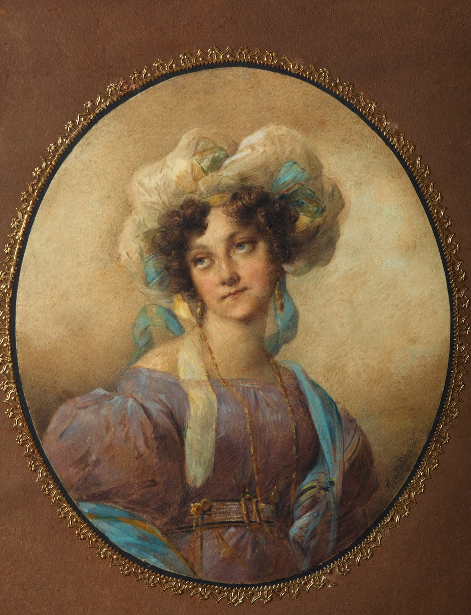 Yelena Alexandrovna Golitsyna肖像，纳里什基纳河1785-1855，1820年代 作者 不明