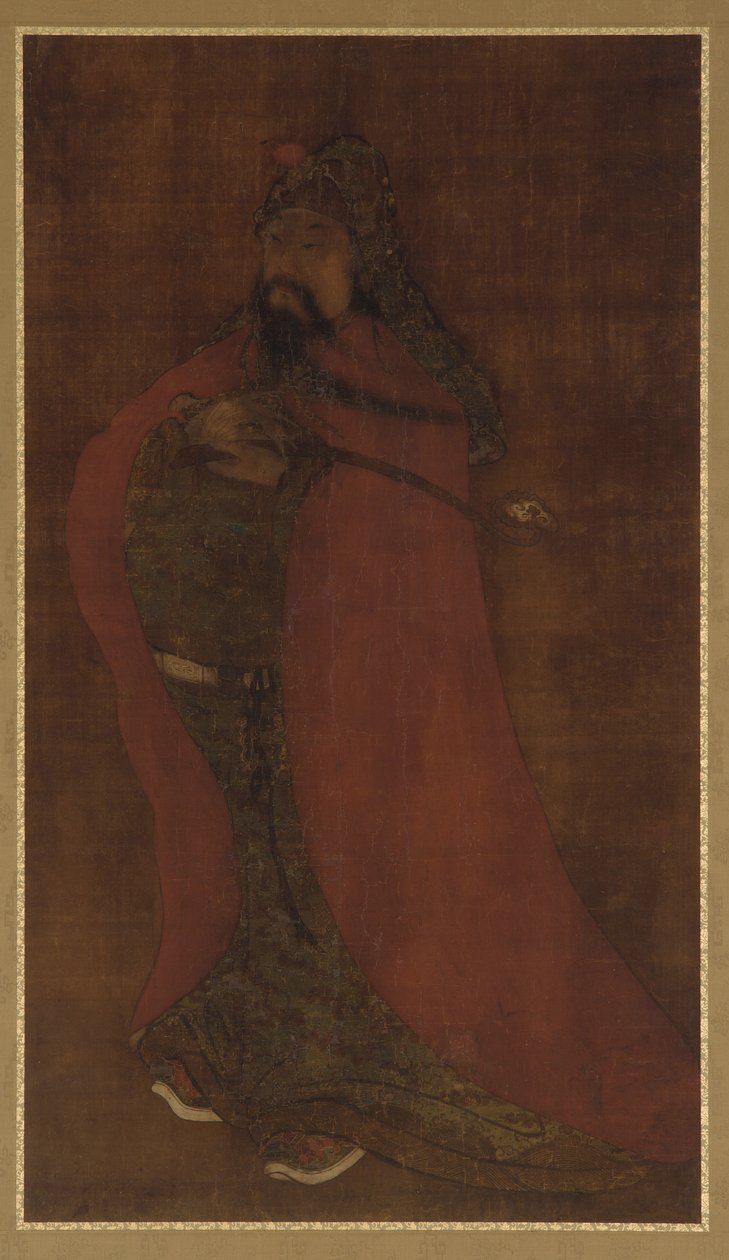 汉朝皇帝的肖像，1279-1368年。 作者 不明