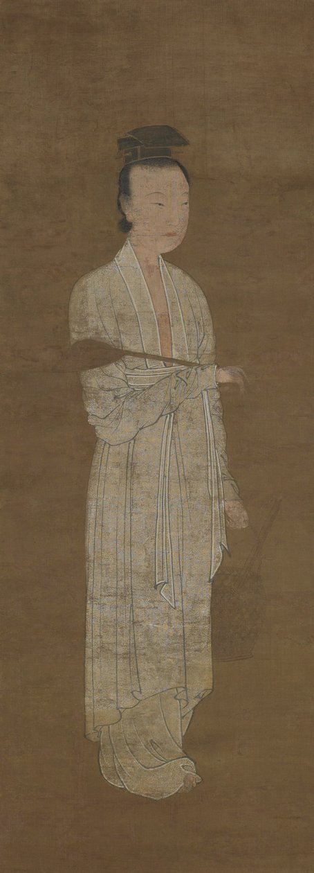 白衣女子的画像：卢美娘，14世纪。 作者 不明