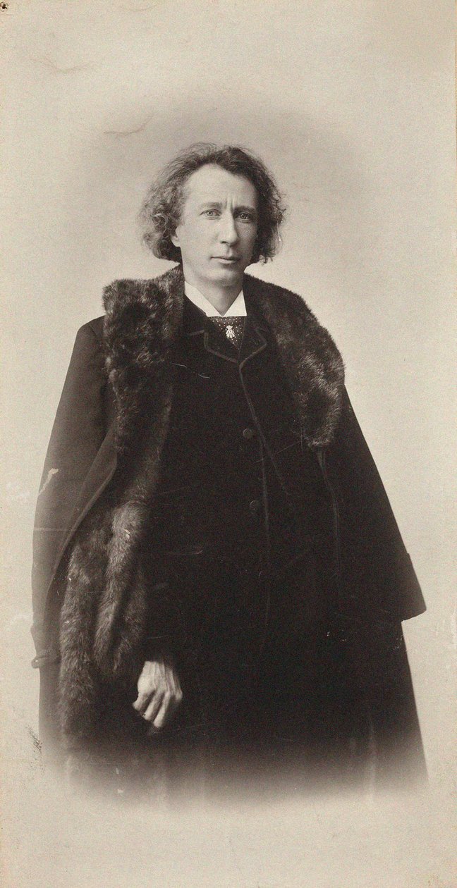 钢琴家和作曲家Emil von Sauer 1862-1942年的肖像，约1900年。 作者 不明