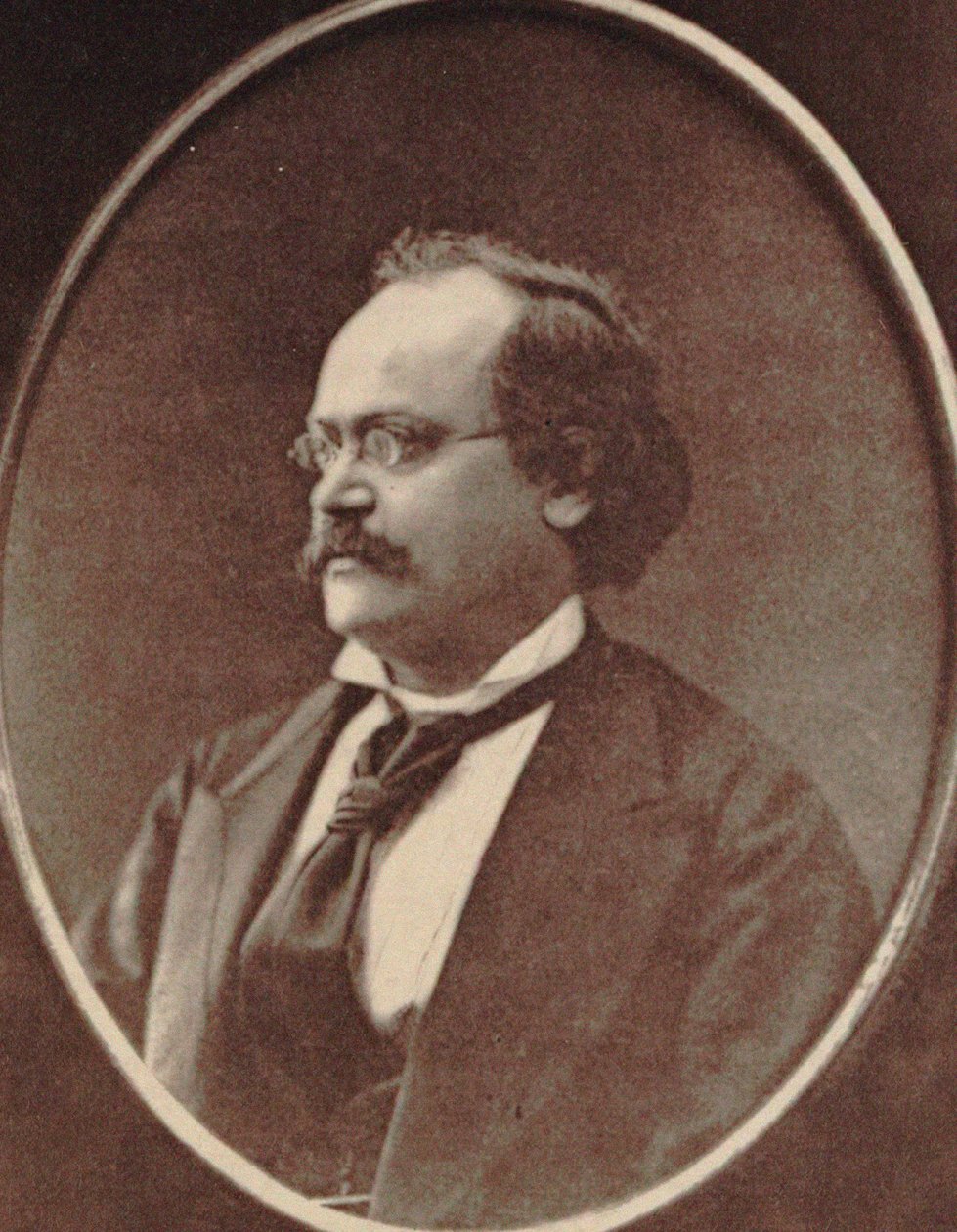 作曲家Charles Lecocq的肖像，1832-1918年，1874年。 作者 不明