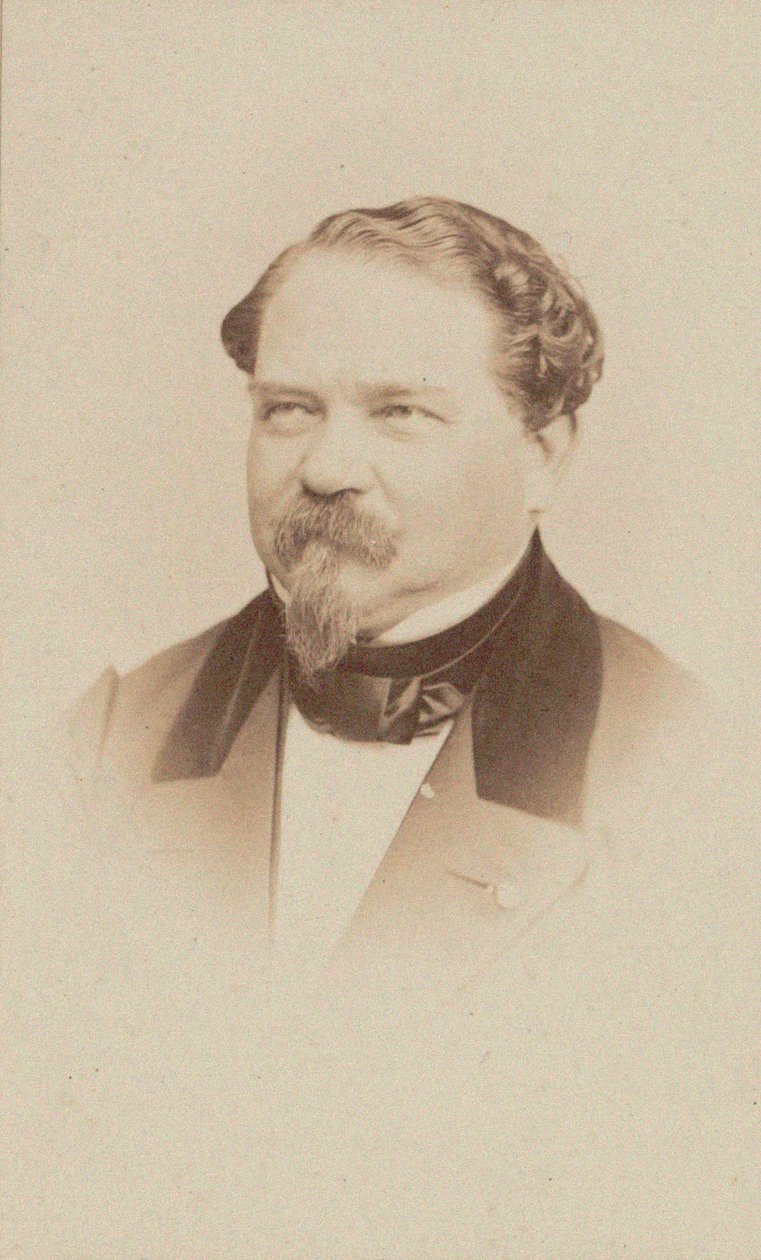 作曲家让·乔治·卡斯特纳（Jean-Georges Kastner）的肖像1810-1867。 作者 不明