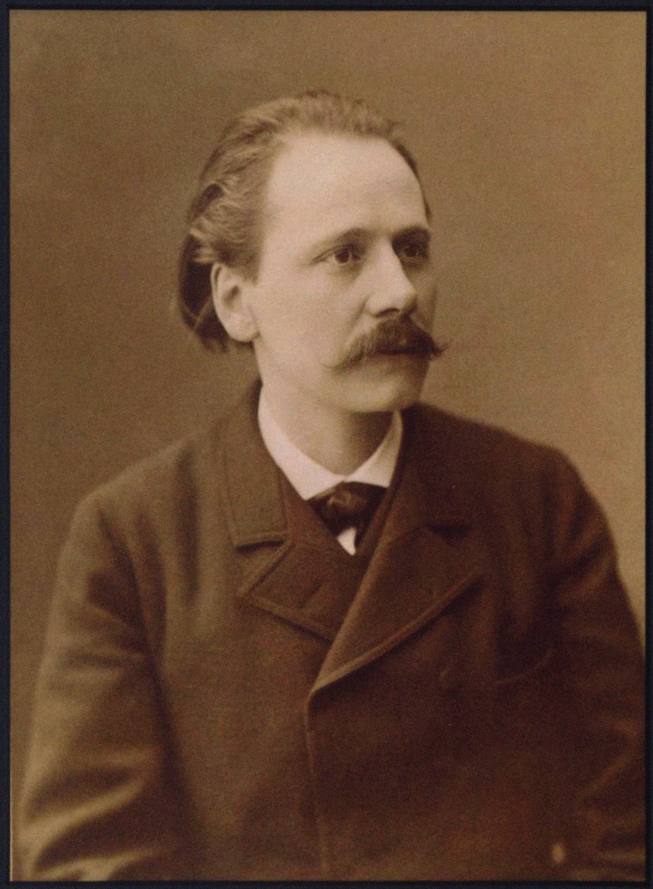 作曲家朱尔斯·马斯奈（Jules Massenet）的肖像1842-1912，1890年代。 作者 不明
