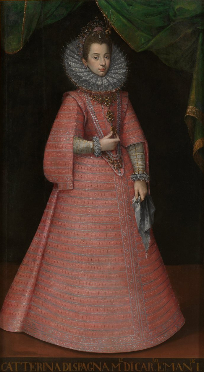 西班牙Infanta Catherine Michelle的肖像1567-1597 作者 不明