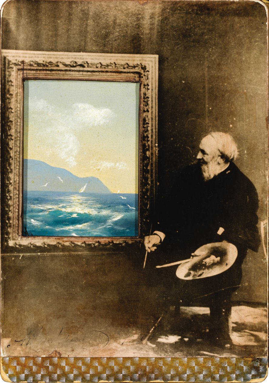 伊万·艾瓦佐夫斯基（Ivan Aivazovsky）的肖像，1817-1900年，1889年 作者 不明