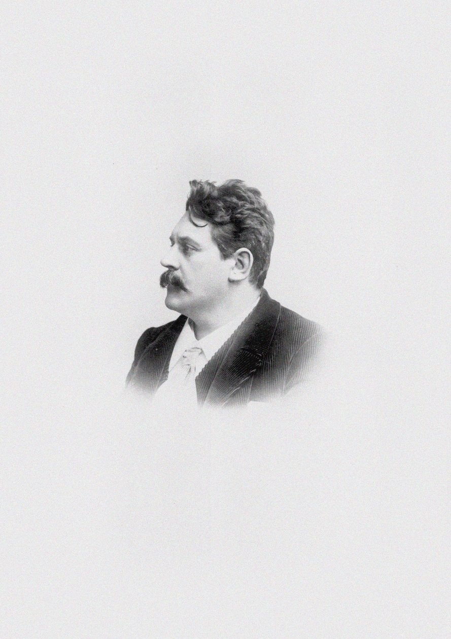 作曲家欧根-林德纳1858-1915年的画像。 作者 不明