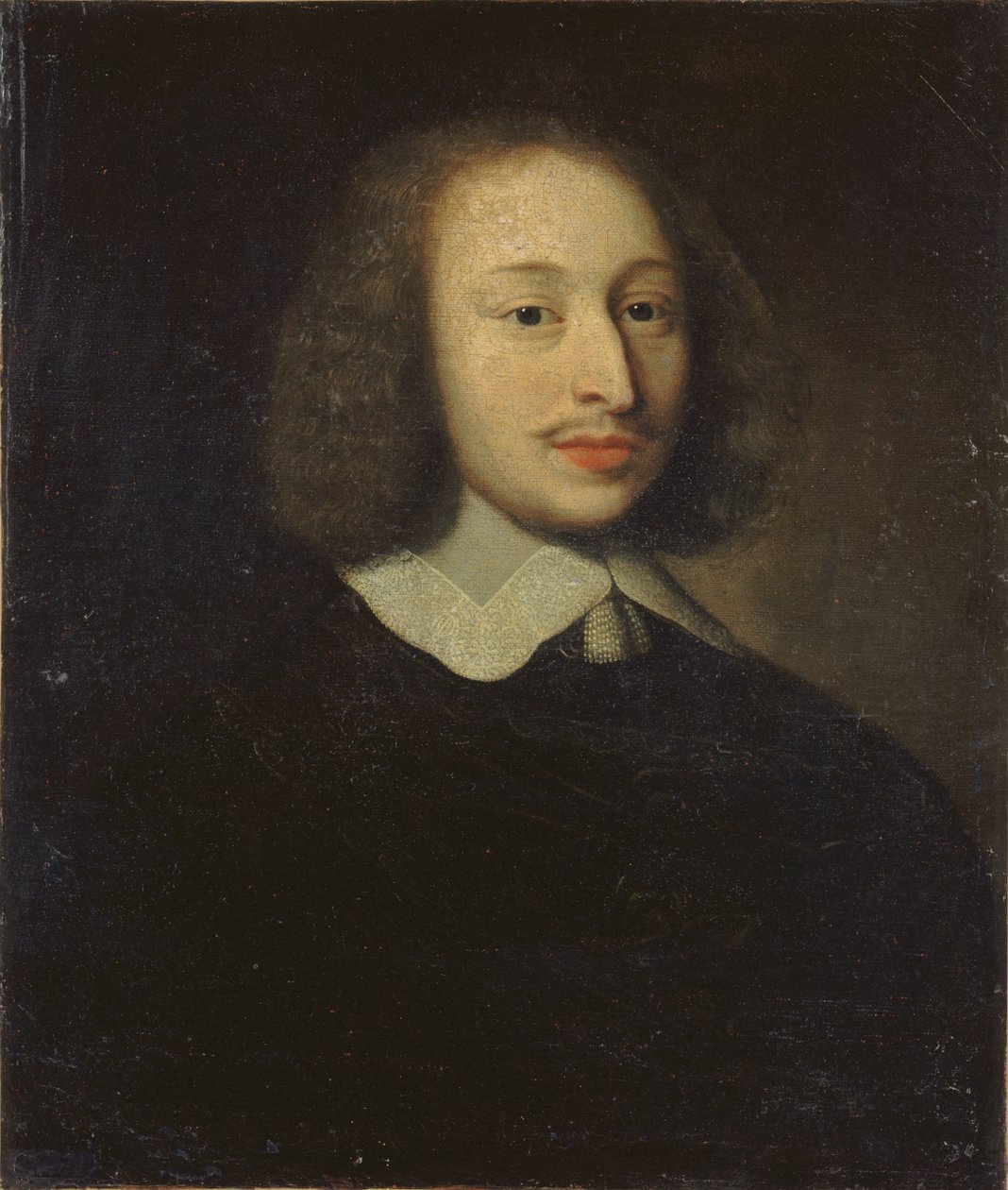 哲学家布莱斯-帕斯卡尔1623-1662年的画像，约1650年。 作者 不明