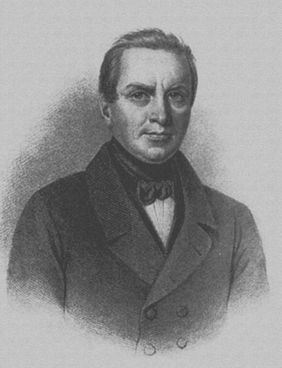 诗人伊凡·彼得罗维奇·米亚特列夫（Ivan Petrovich Myatlev 1796-1844）的肖像，十九世纪初。 作者 不明
