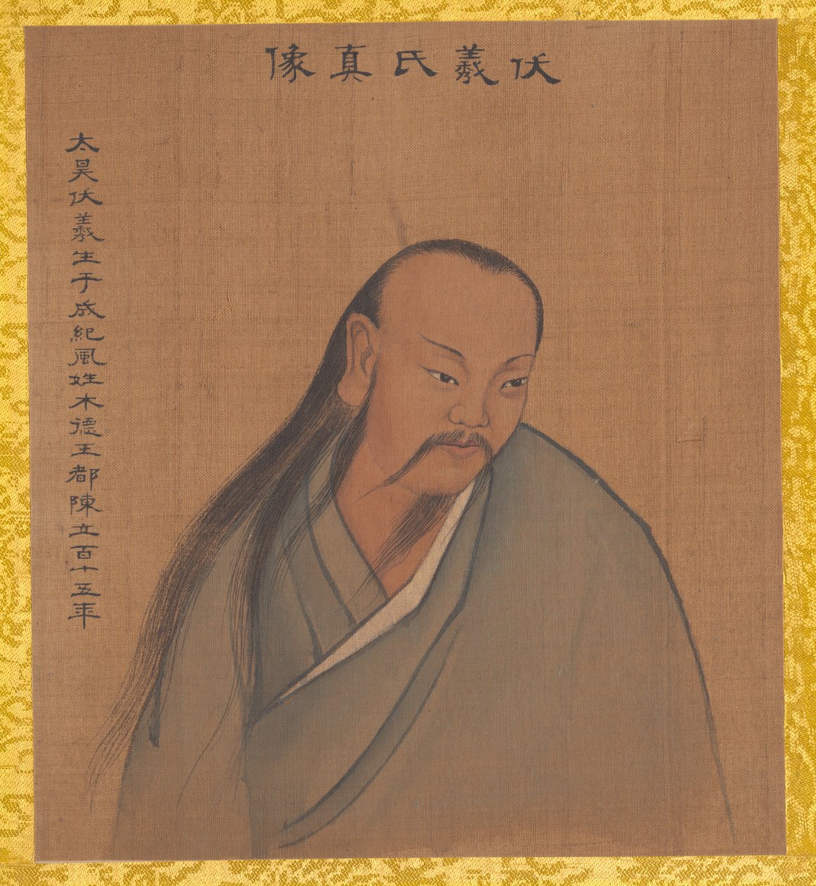 20世纪初，历代皇帝的画像。 作者 不明