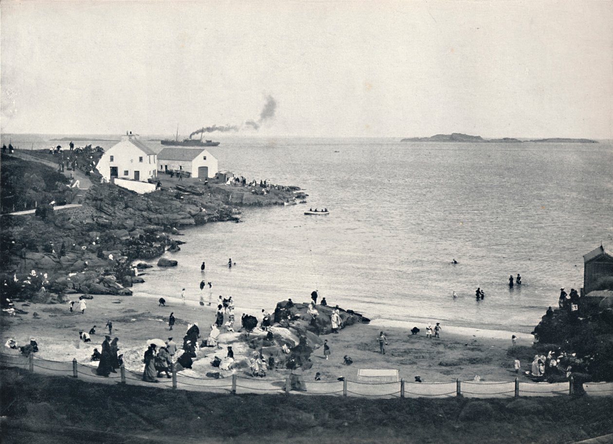 Portrush-沐浴场所，1895年 作者 不明