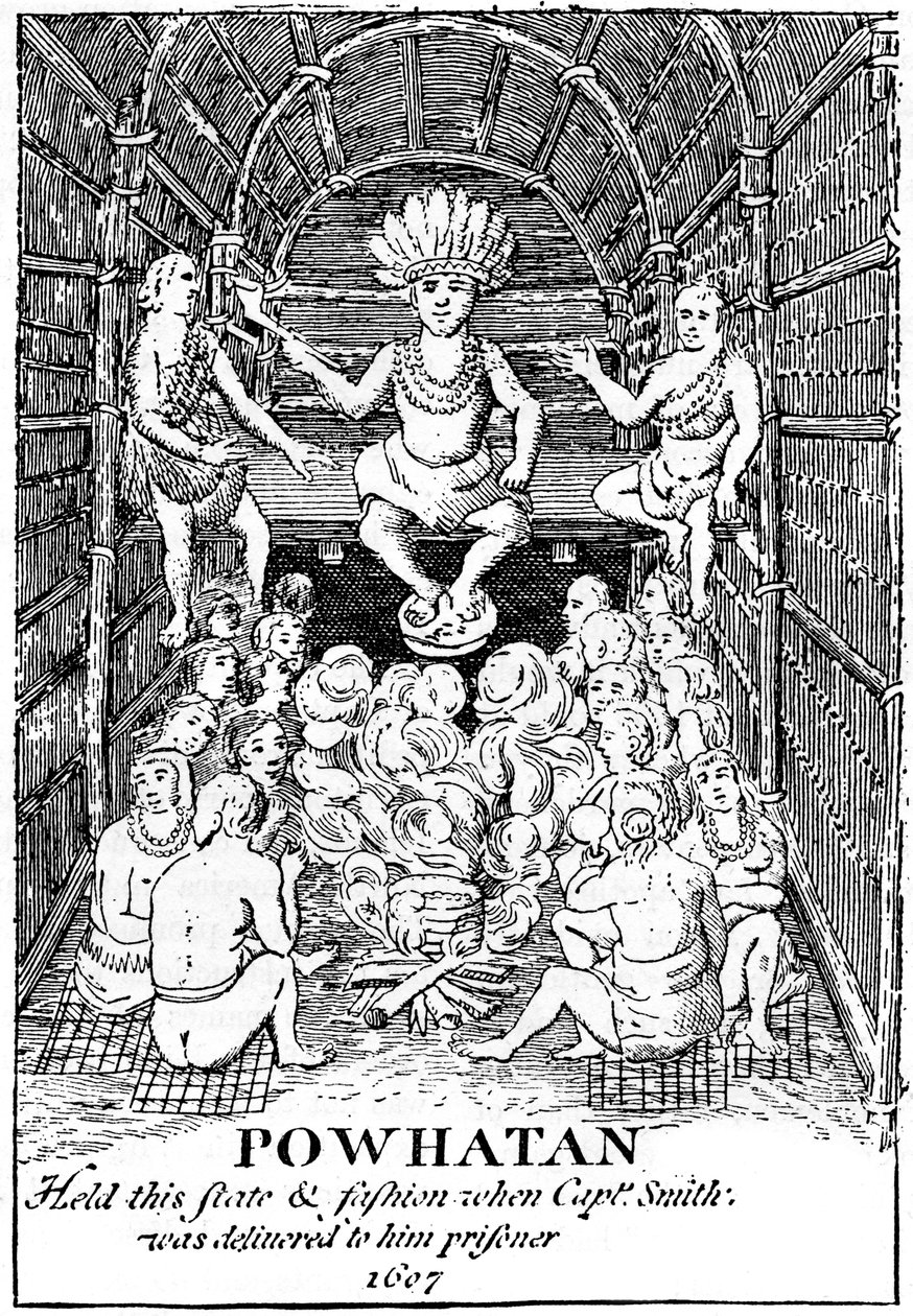 伯哈坦（Powhatan），1607年-1880年 作者 不明