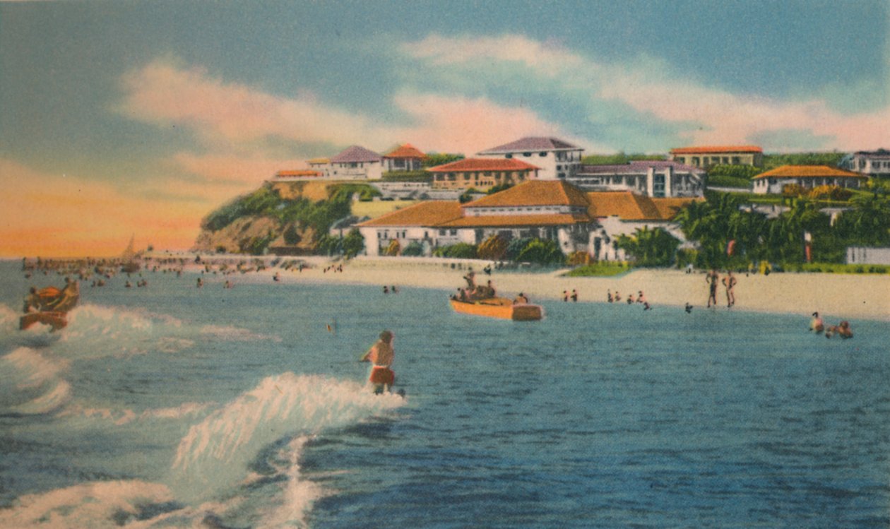Pradomar酒店。海滩俱乐部和土地开发，c1940年代 作者 不明