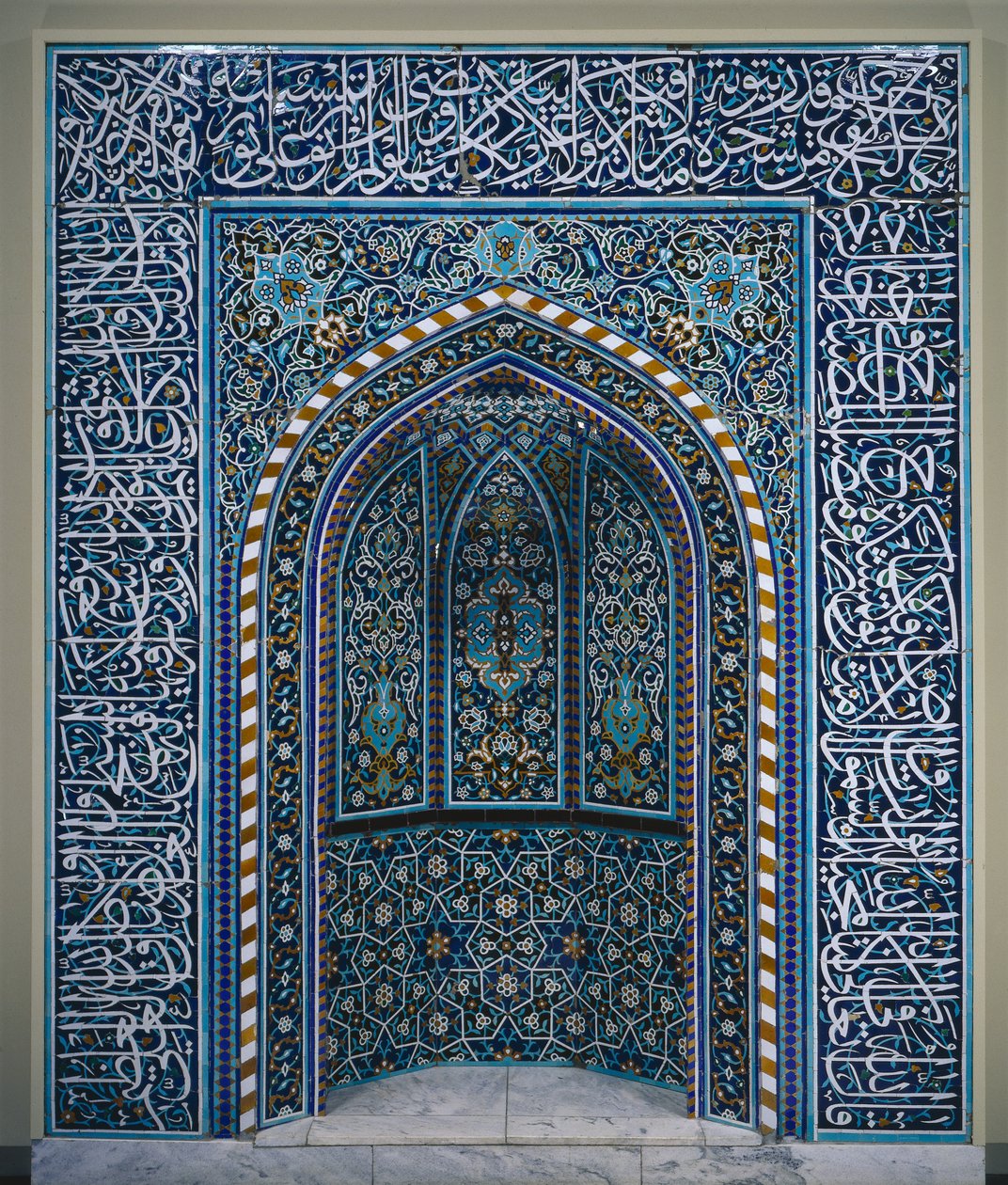 尼基·米哈拉布（Niche Mihrab）祷告，1600年代初期。 作者 不明