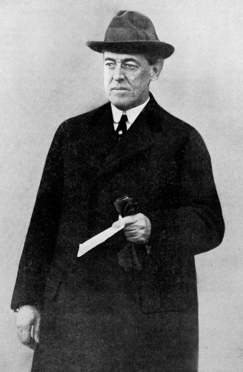 伍德罗·威尔逊总统（Woodrow Wilson），第一次世界大战，1916年，约1920年 作者 不明