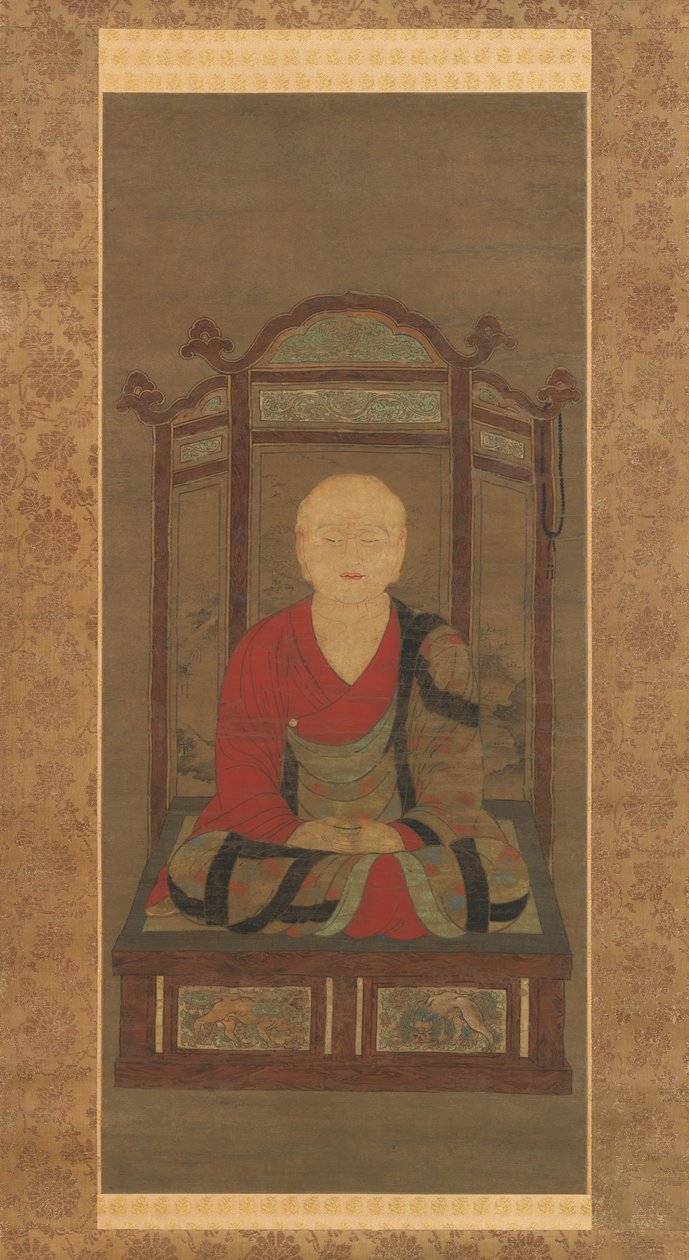沉思中的牧师，15世纪。 作者 不明
