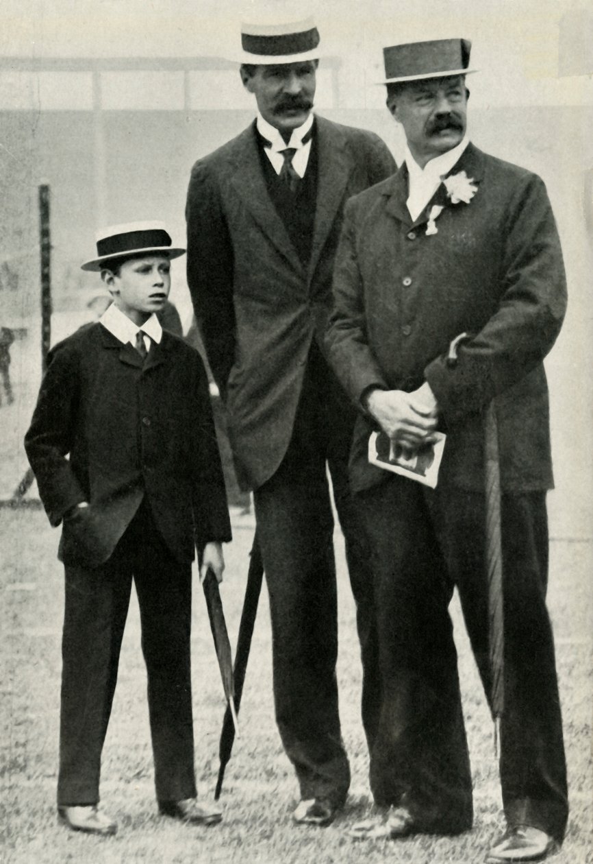 阿尔伯特亲王与他的导师和德斯伯勒勋爵，1908年，1947年。 作者 不明