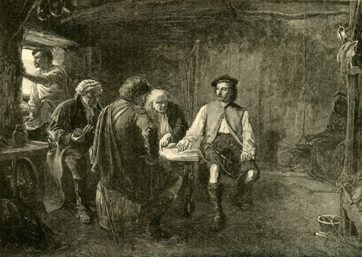 查尔斯·爱德华王子（Prince Charles Edwards）议会，c1745，1890年。 作者 不明