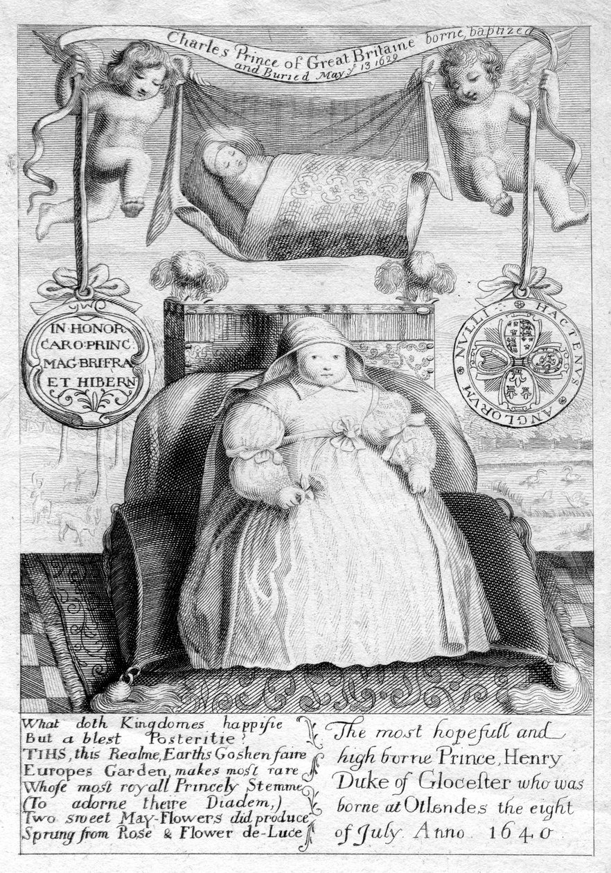 查尔斯一世国王的儿子查尔斯王子和亨利王子，十七世纪，1802年 作者 不明