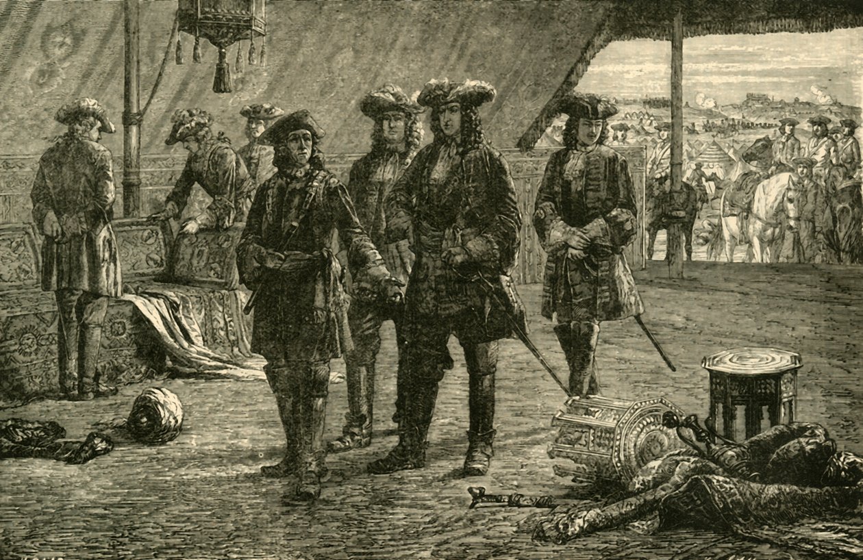 1890年，尤金亲王在贝尔格莱德战胜土耳其之后。 作者 不明