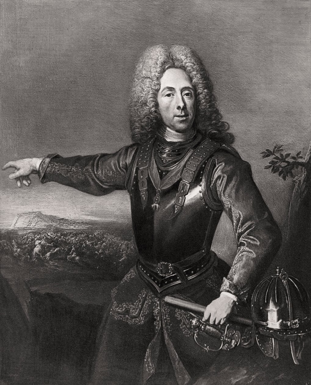 出生于法国的奥地利士兵萨伏伊的尤金亲王，1718年1906年 作者 不明