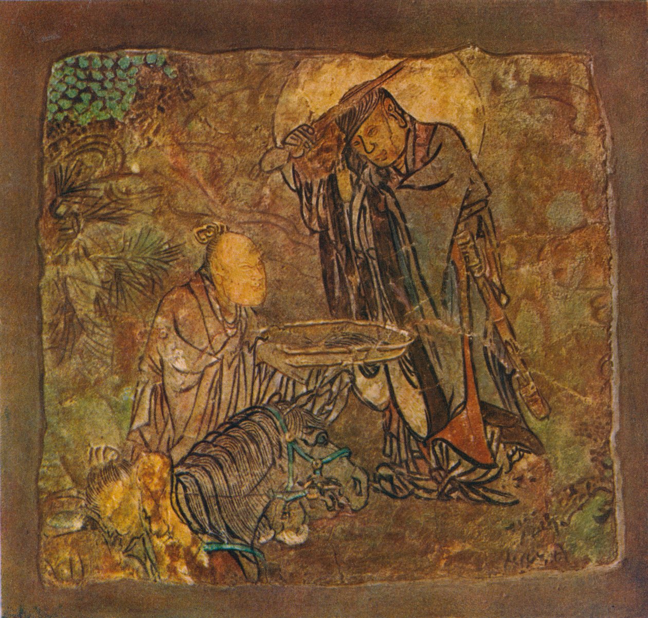 戈塔玛·高塔玛王子剪掉头发，1934-35 作者 不明