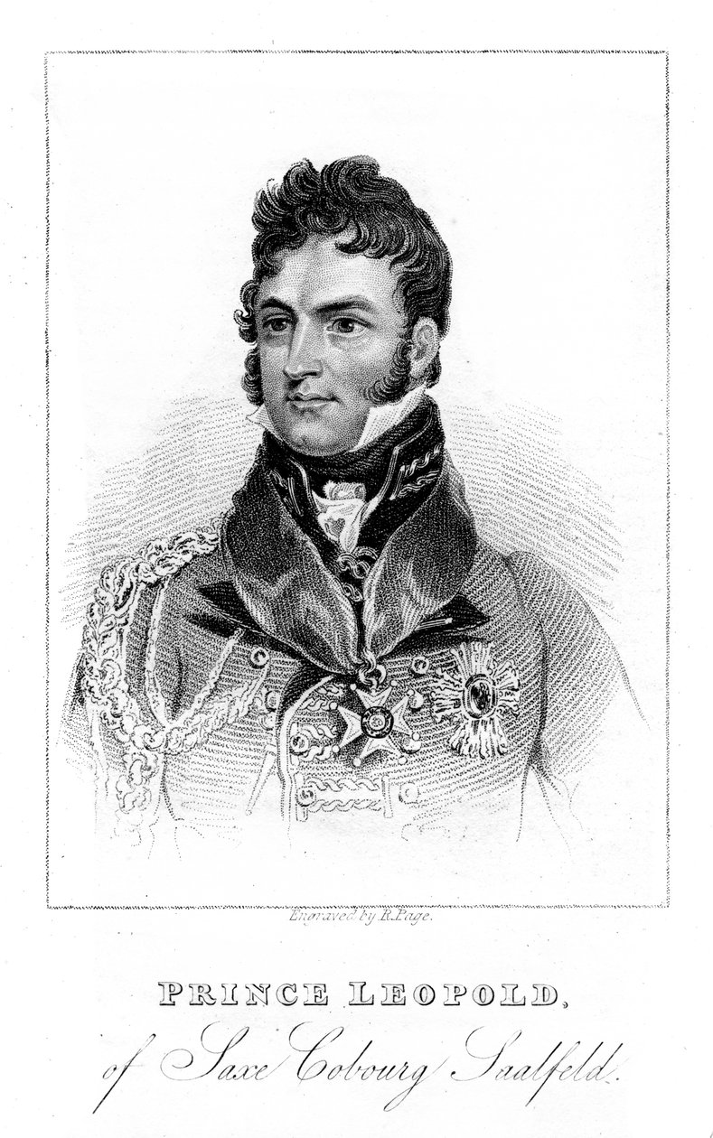 萨克斯-科堡-萨尔费尔德·利奥波德亲王，1823年 作者 不明