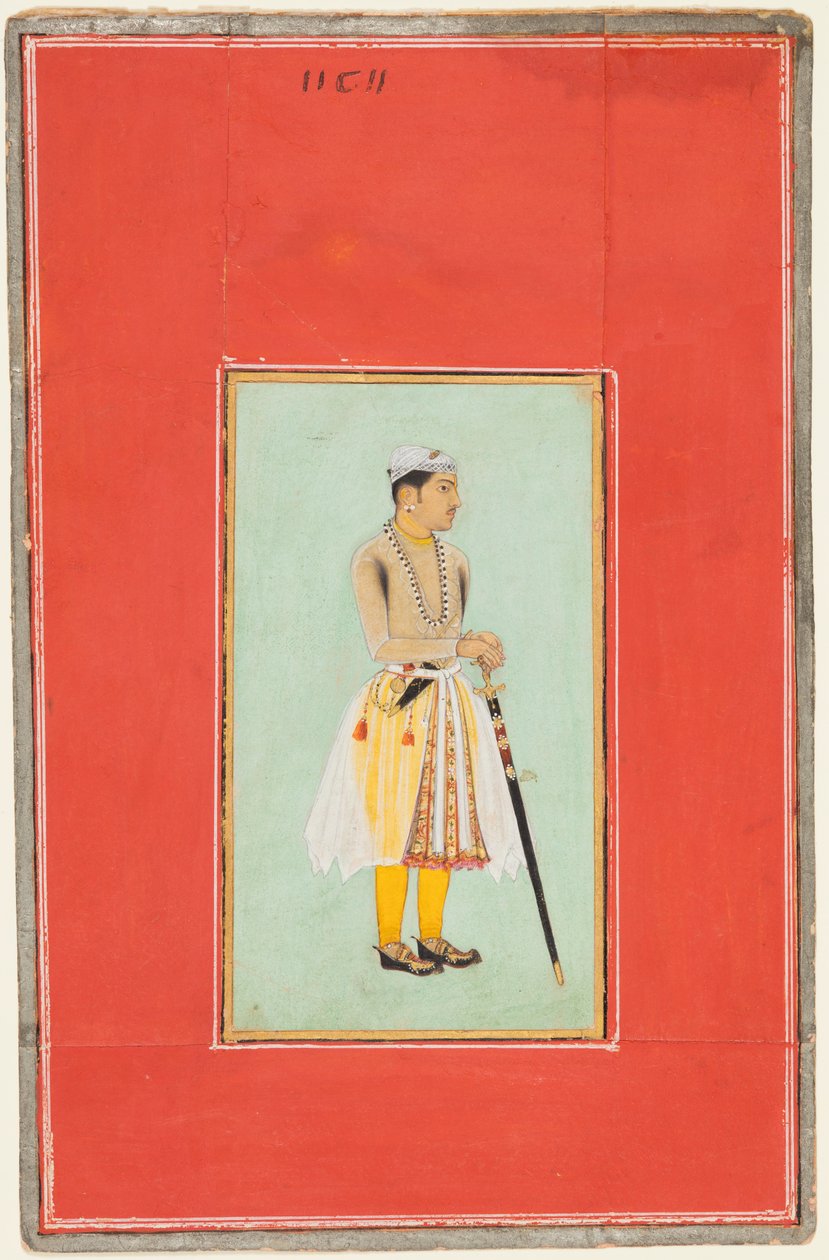 Bikaner的Suraj Singh Rathor亲王，1611–13年。 作者 不明