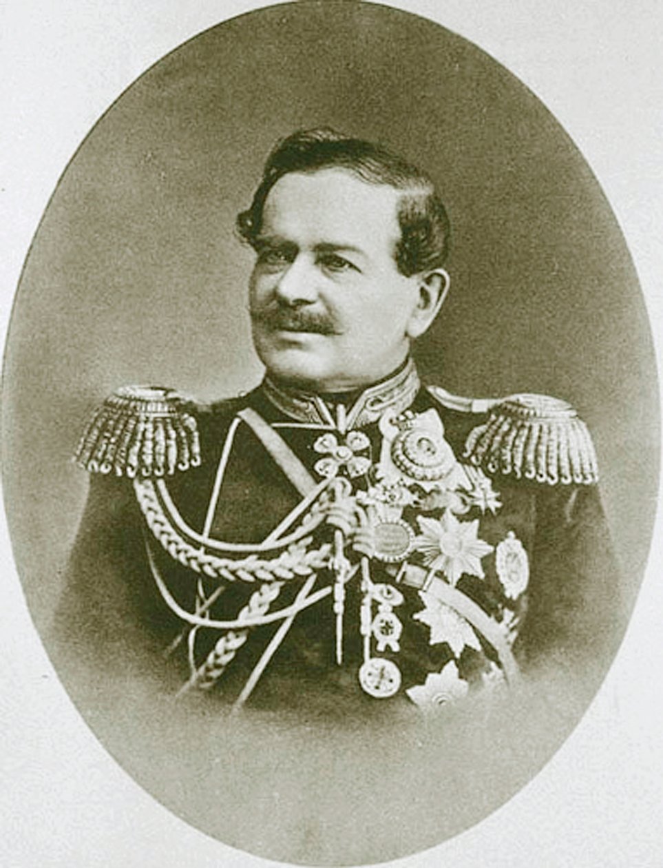 弗拉基米尔·多尔哥鲁科夫亲王，莫斯科市长，1873年 作者 不明