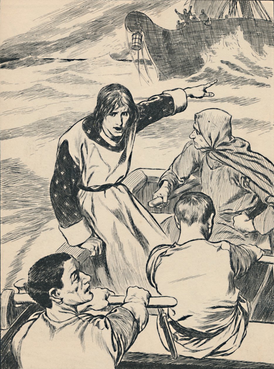 威廉王子返回拯救他的妹妹，c1907 作者 不明