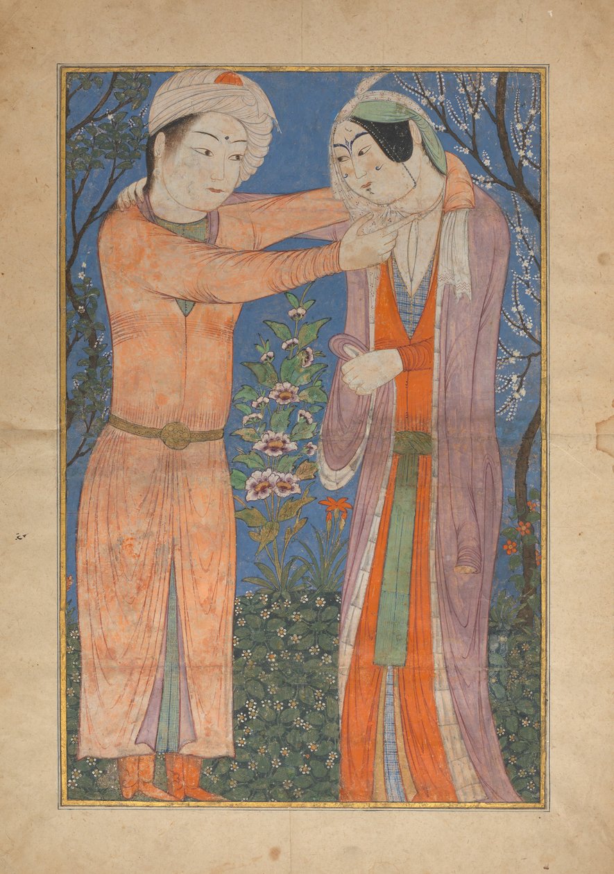 王室夫妇，1400-1405年。 作者 不明