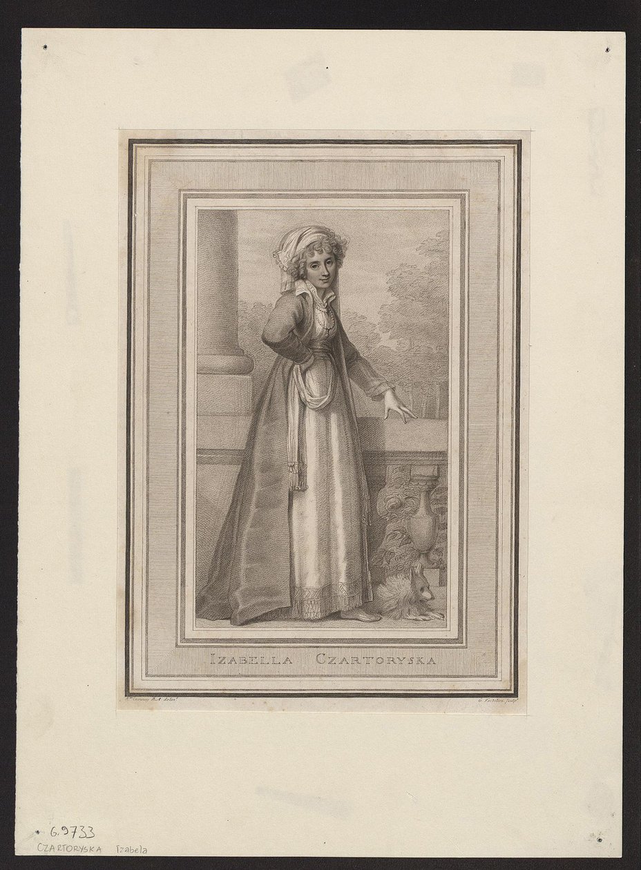 伊莎贝拉·查斯特罗斯卡公主（Izabela Czartoryska），伯爵夫人弗莱明伯爵夫人（1746-1835），18世纪 作者 不明