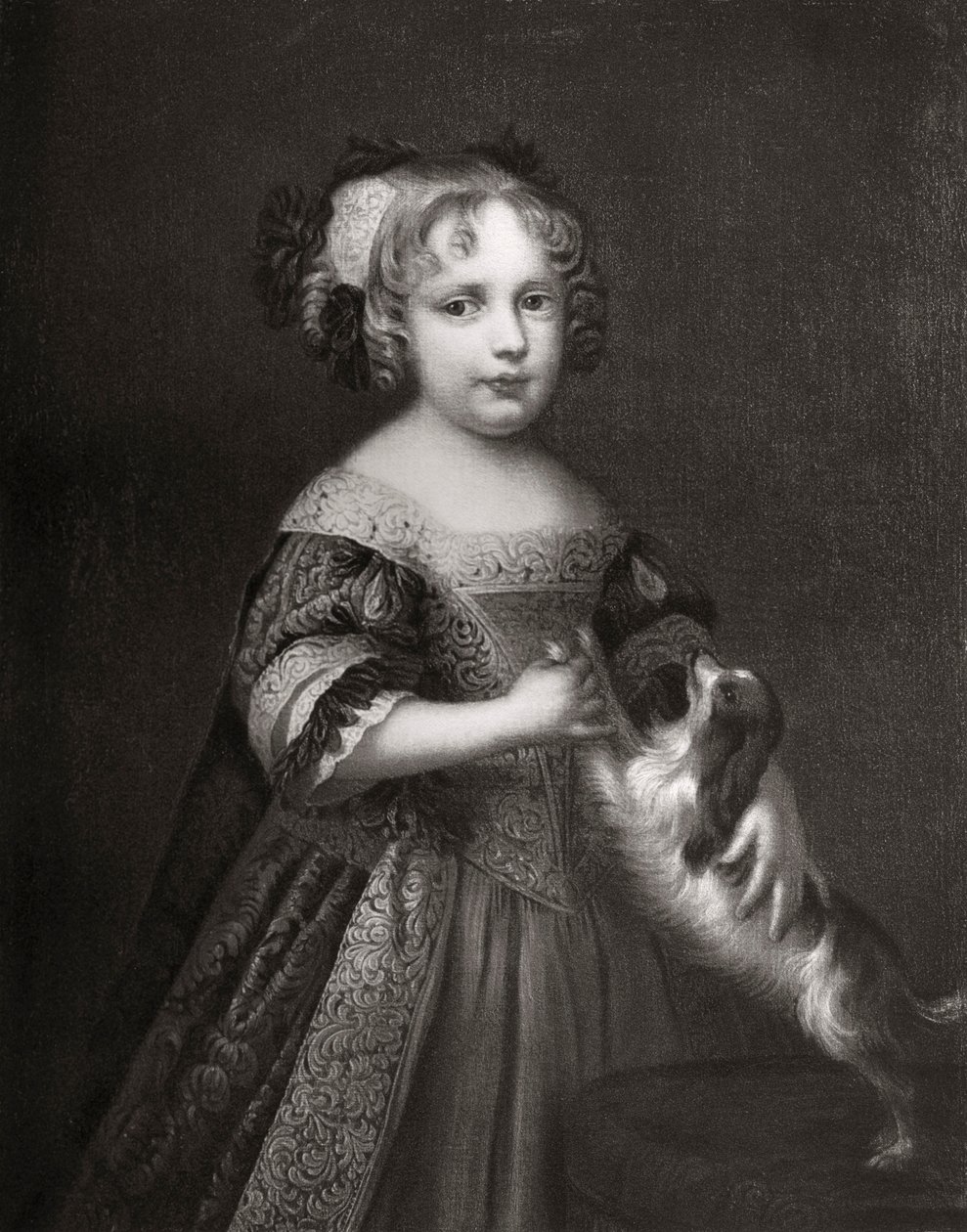 后来的公主安妮女王（Queen Anne），c1670-1675年1906年 作者 不明