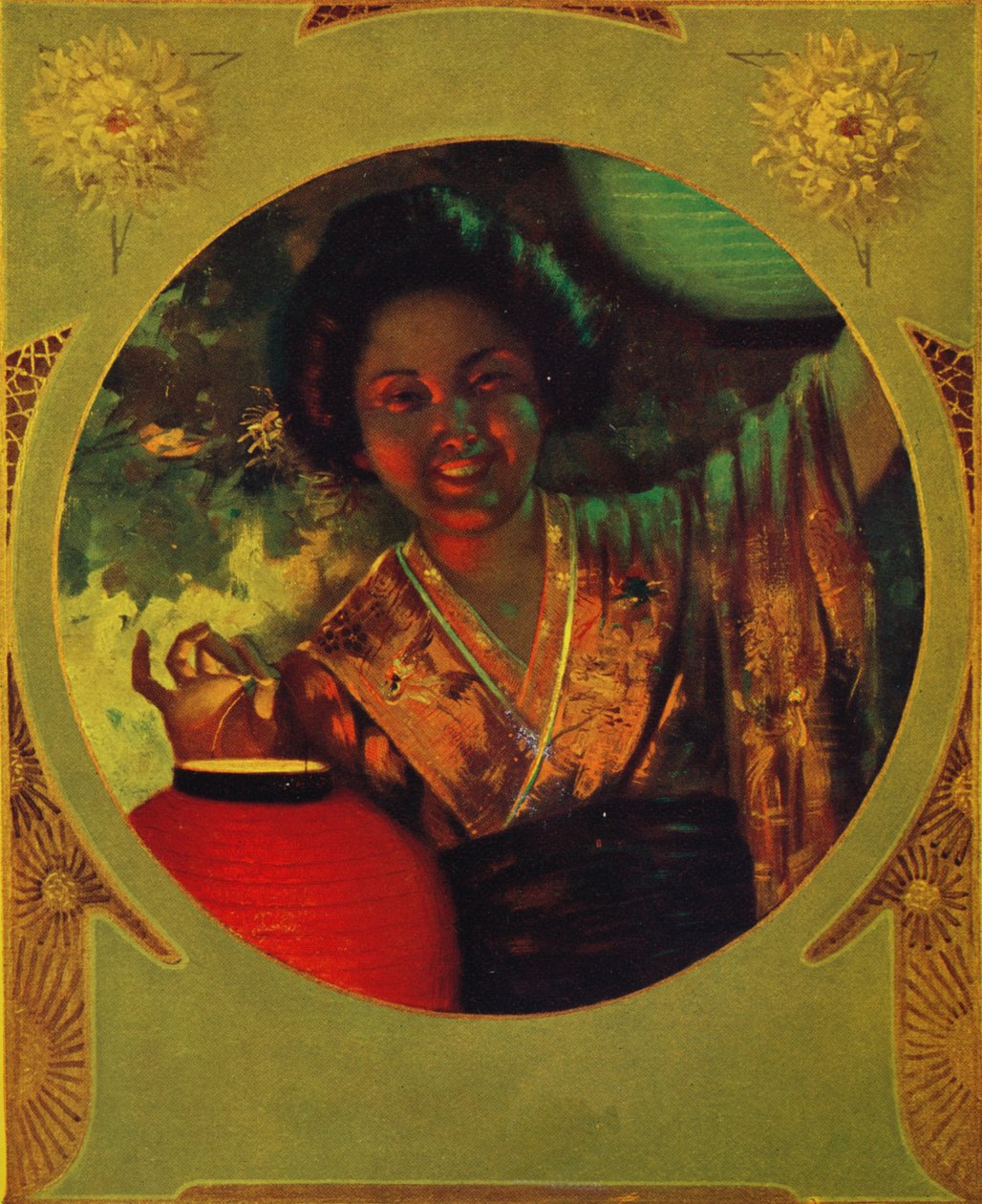 与Shackells Bi-Color Lake＆Blue一起印刷，1907年 作者 不明