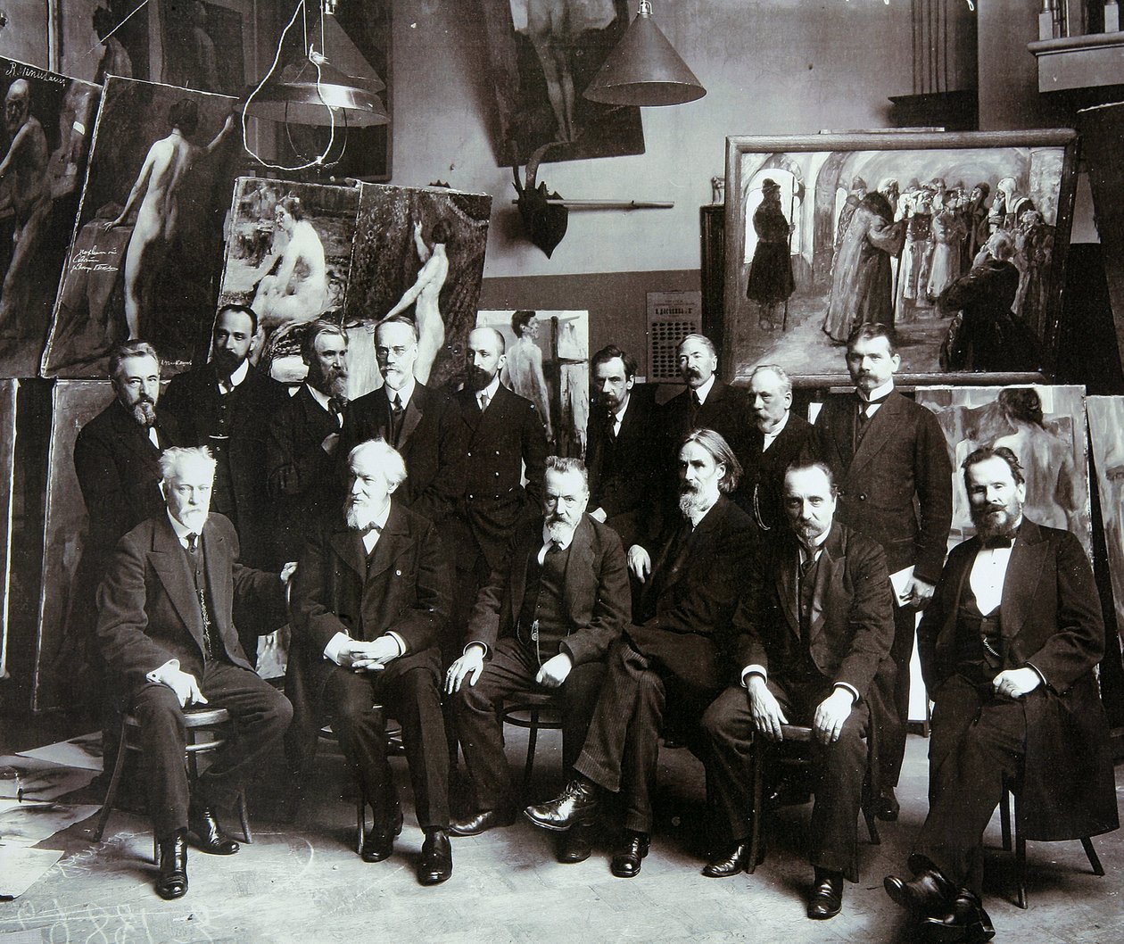 1913年，俄罗斯艺术学院教授 作者 不明
