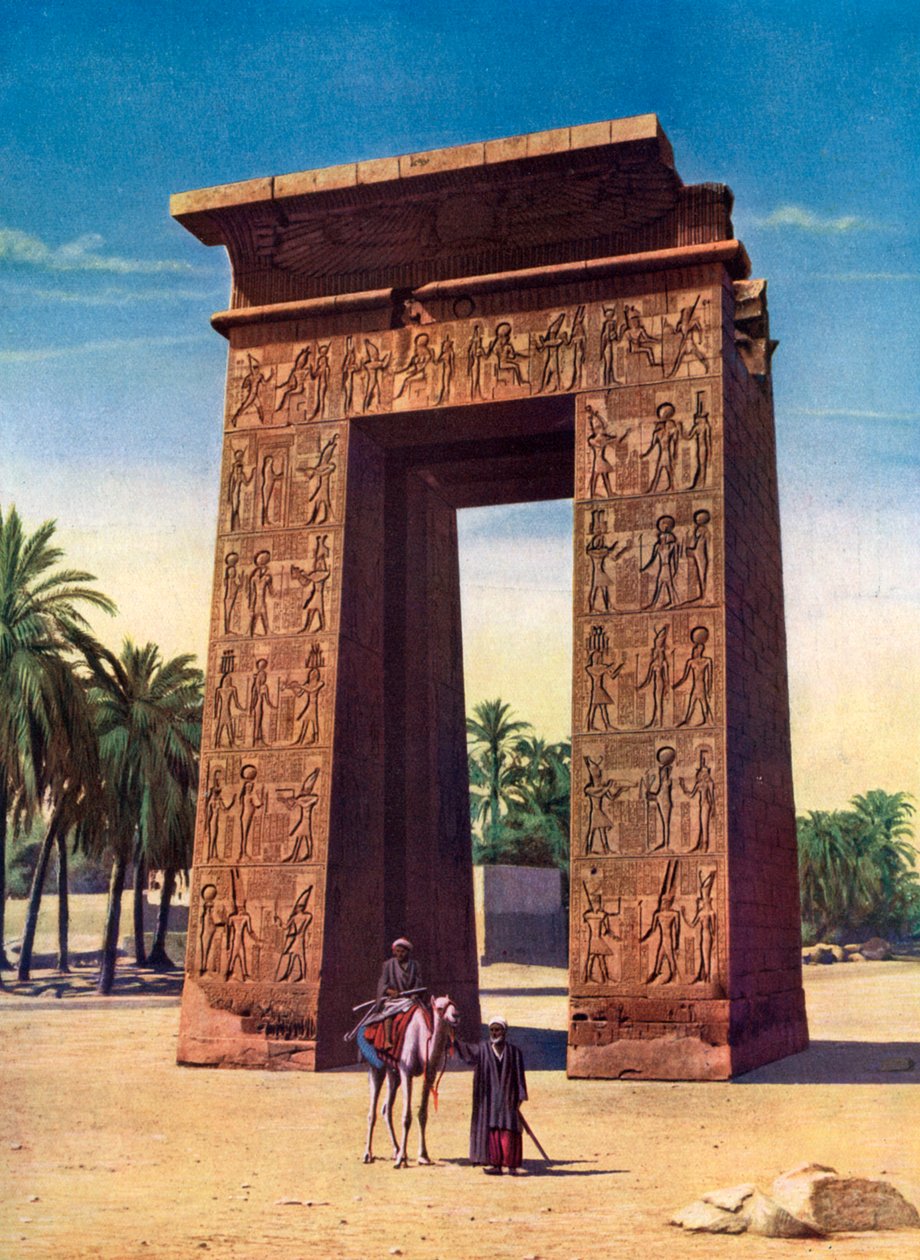 1933-1934年在埃及卡纳克（Karnak）的第三托勒密王朝 作者 不明