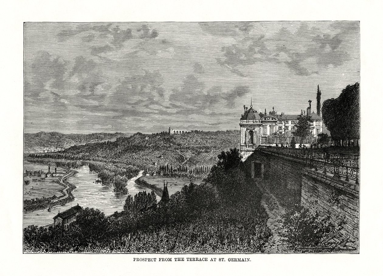 1879年，法国圣日耳曼的露台前景 作者 不明