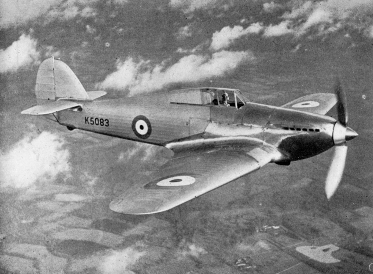 PWS Bulman中尉正在测试原型霍克飓风，c1935 1941 作者 不明