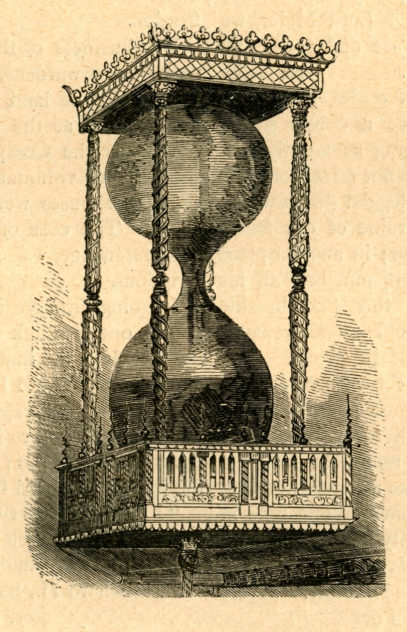 讲坛玻璃杯（Pulpit Hour-Glass），1897年。 作者 不明