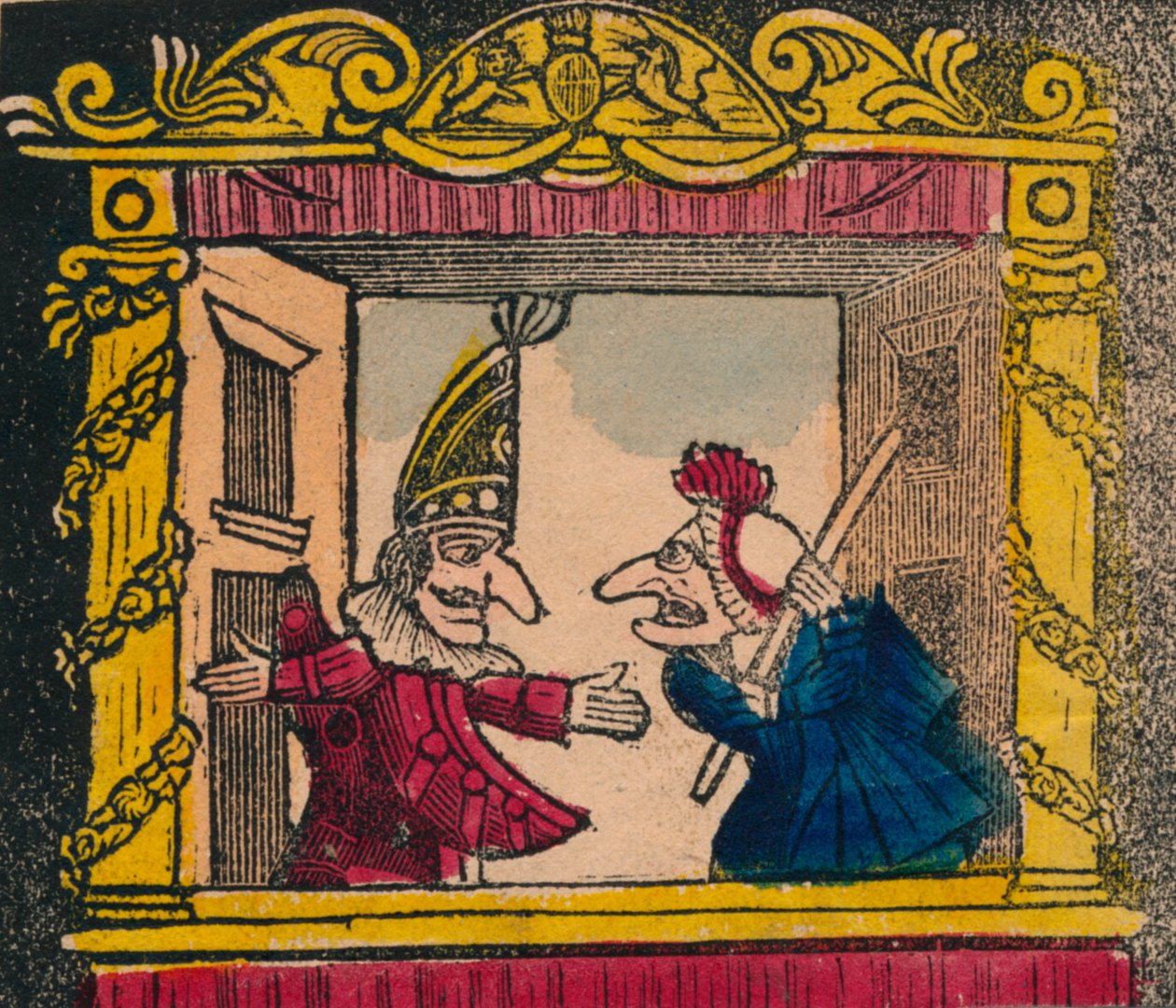 Punch and Judy，18世纪末-19世纪初 作者 不明