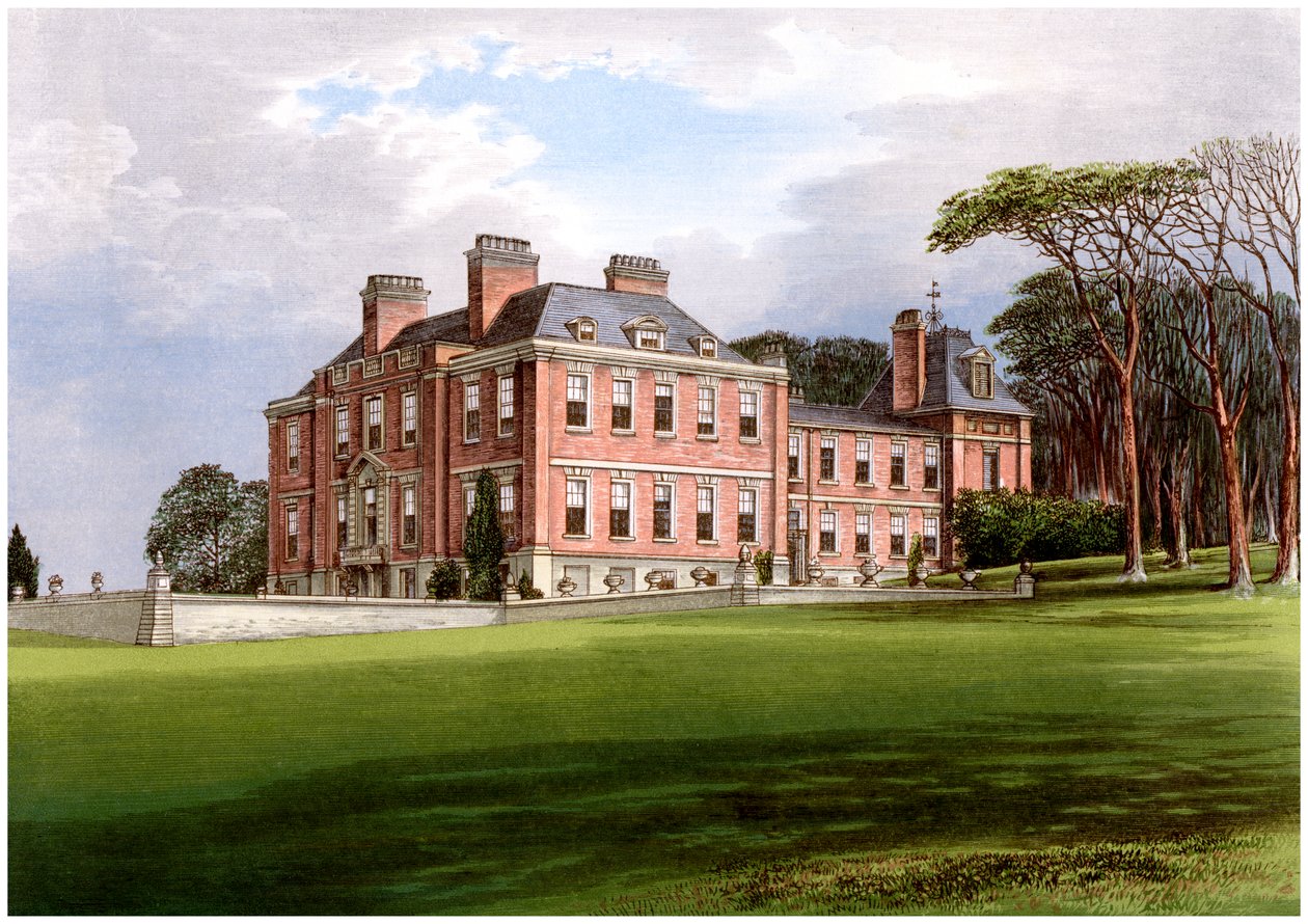 德文郡派恩斯（Pynes），诺斯科特（Northcote）家族的住所，c1880 作者 不明