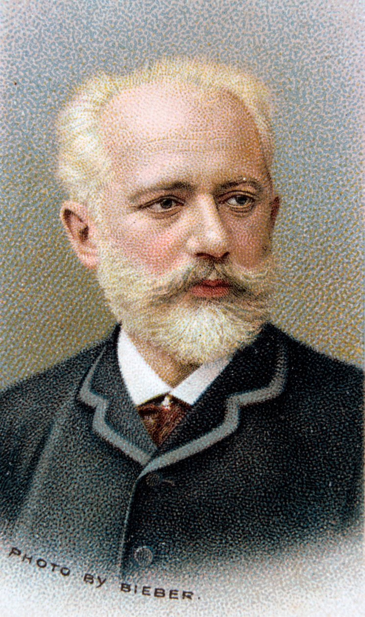 彼得·伊里奇·柴可夫斯基（Pyotr Ilyich Tchaikovsky），19世纪，俄罗斯作曲家，1912年 作者 不明