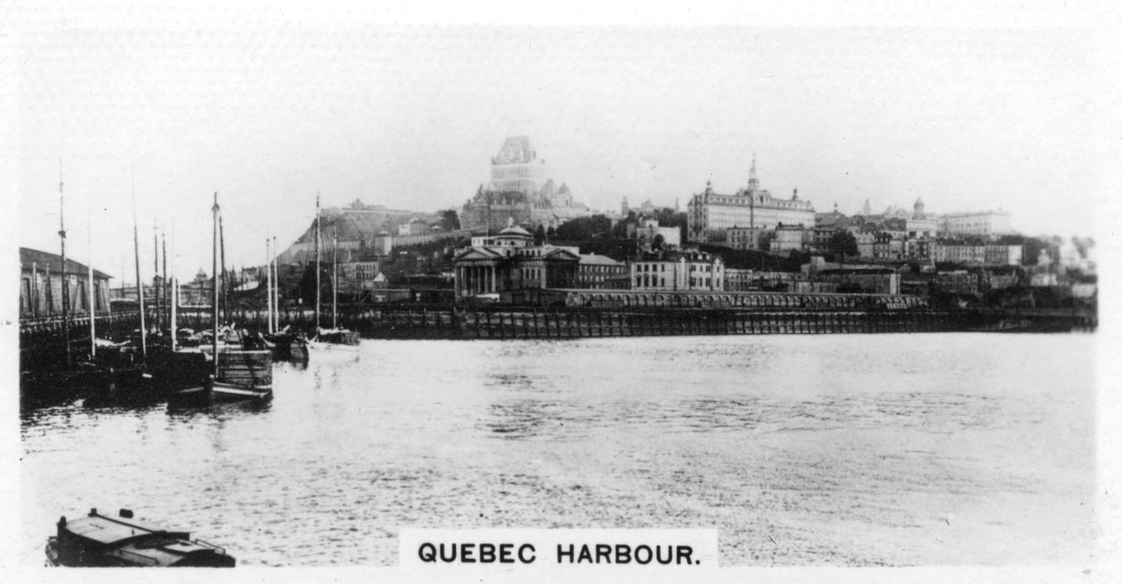 加拿大魁北克海港，c1920年代 作者 不明