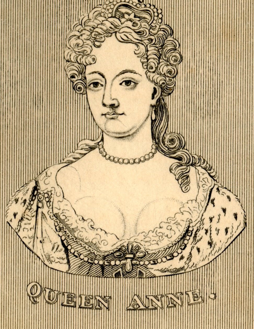 安妮女王（Queen Anne），1665-1714，1830年。 作者 不明