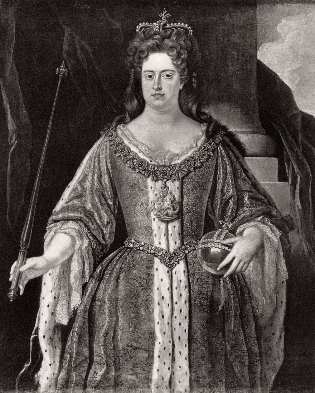 安妮女王（Queen Anne），c1702 1906年 作者 不明