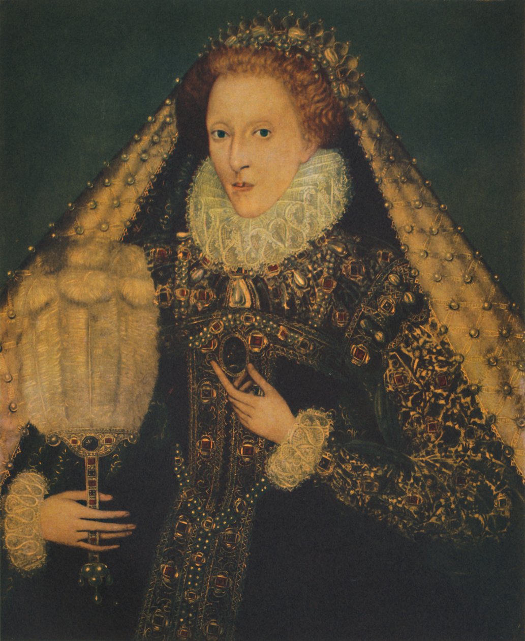伊丽莎白女王一世（Queen Elizabeth I），c1580。 1941年。 作者 不明