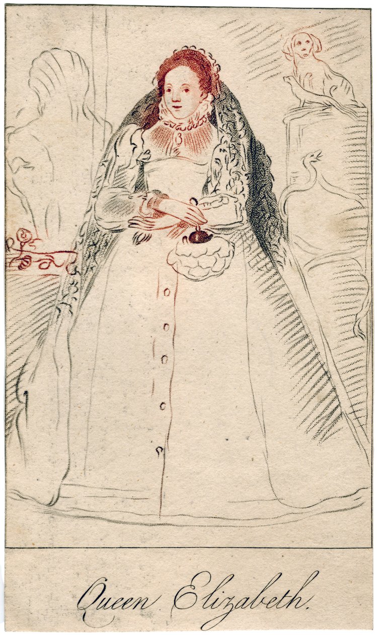 1533-1603年英国女王伊丽莎白一世 作者 不明