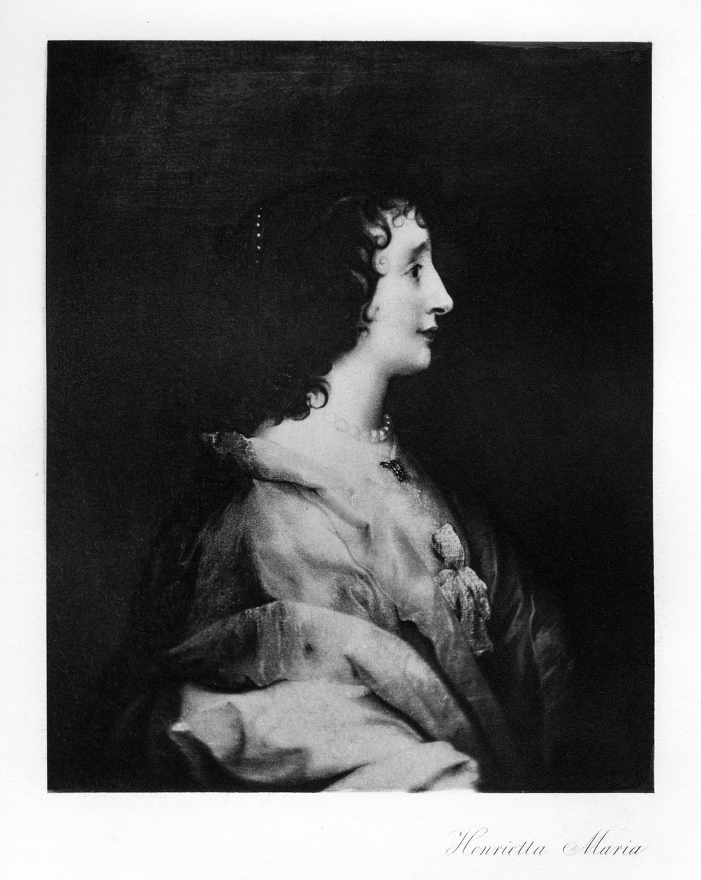 亨利埃塔·玛丽亚皇后（Queen Henrietta Maria），英格兰，苏格兰和爱尔兰皇后妃，1907年 作者 不明